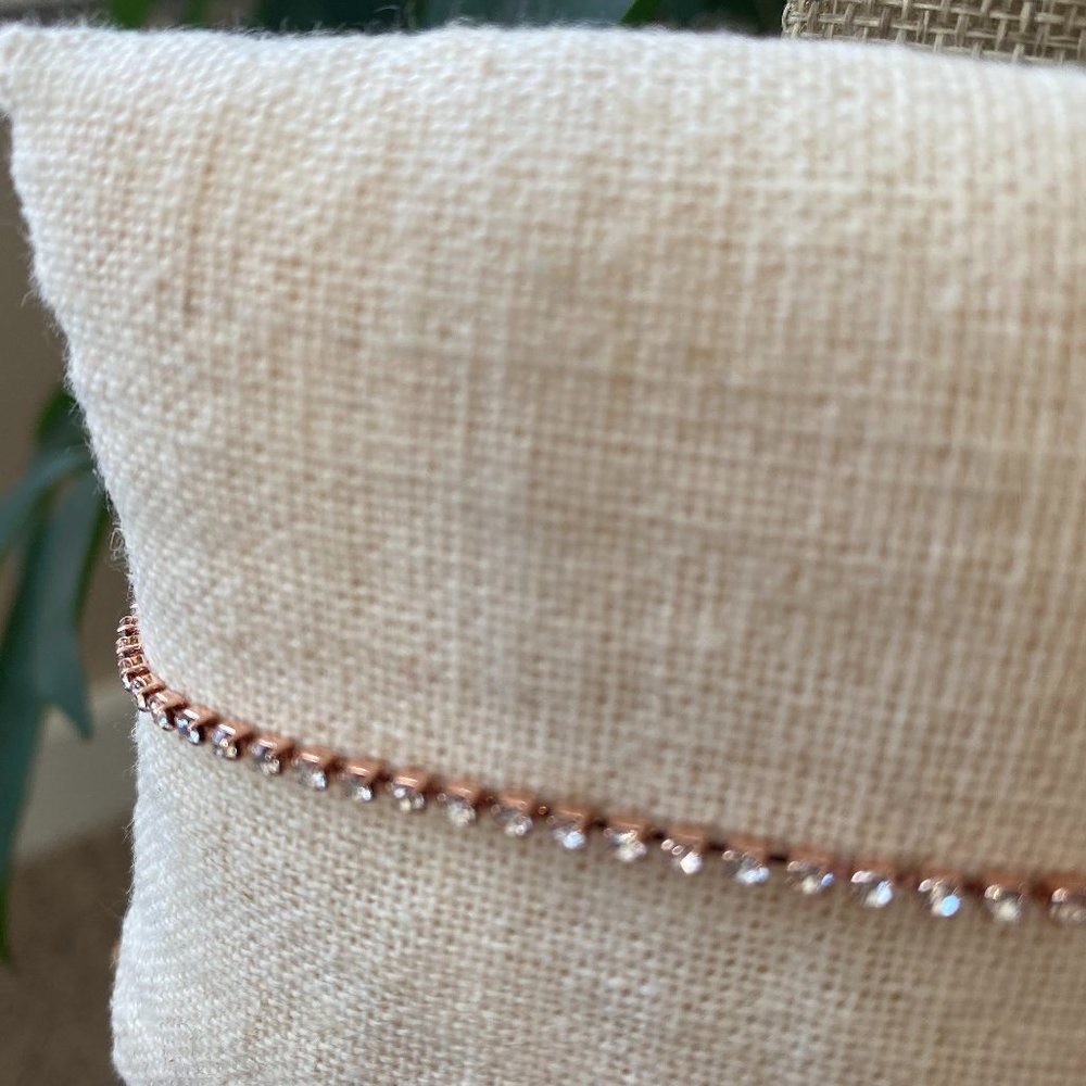 Rose Gold Tennis Bracelet